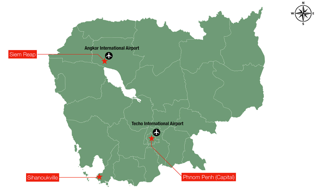 Cambodia Map